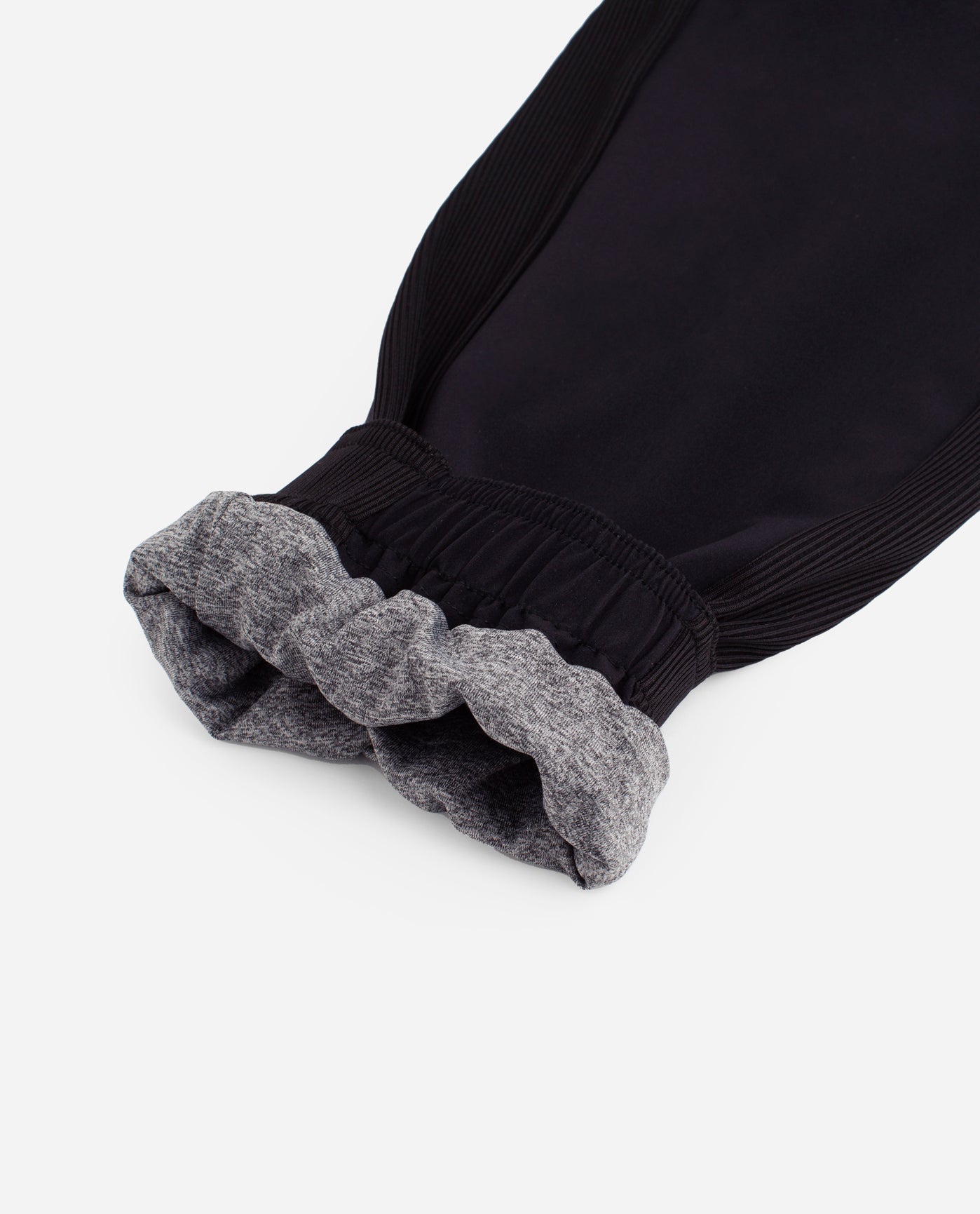 Detail View Of Danskin Black Lined Jogger | DSK BLACK