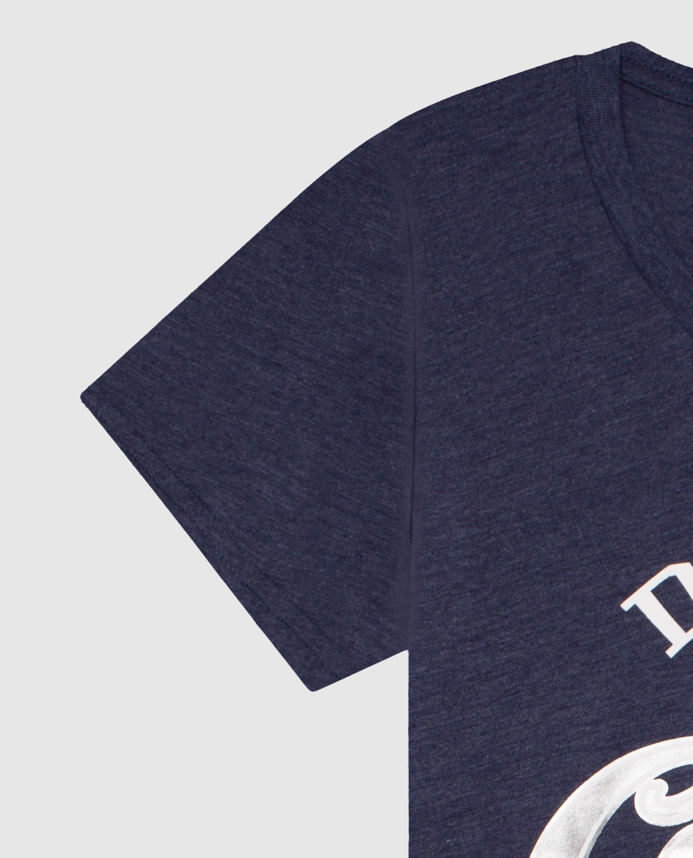 Detail View of Starter Navy Womens Dallas Cowboys Rhinestones V-Neck Starter Shirt | STR DALLAS COWBOYS NAVY