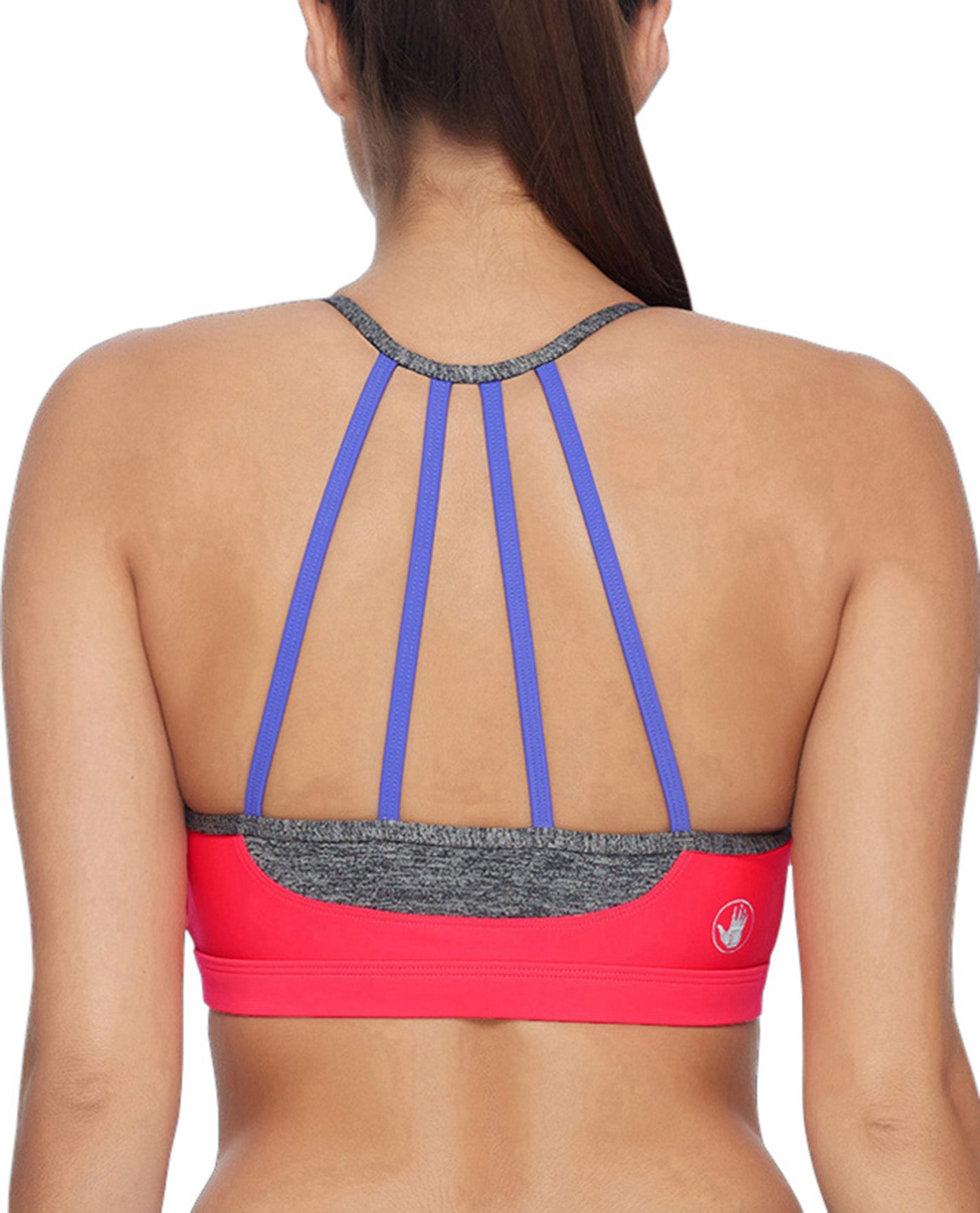Back View of Body Glove Sport Diva Lotus Medium Impact Sports Bra | BGS DIVA