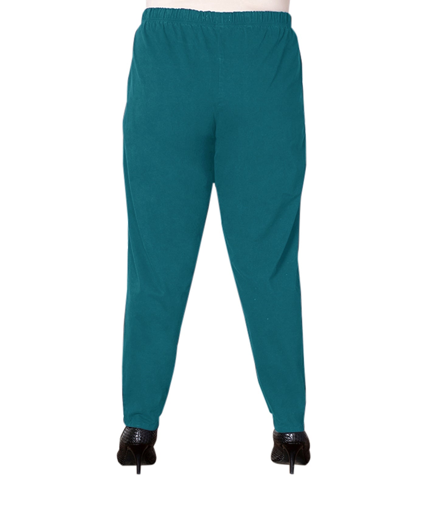 Back of Tailored Stretch Twill Plus Size Pants | TIDEP OTPS Tidepool