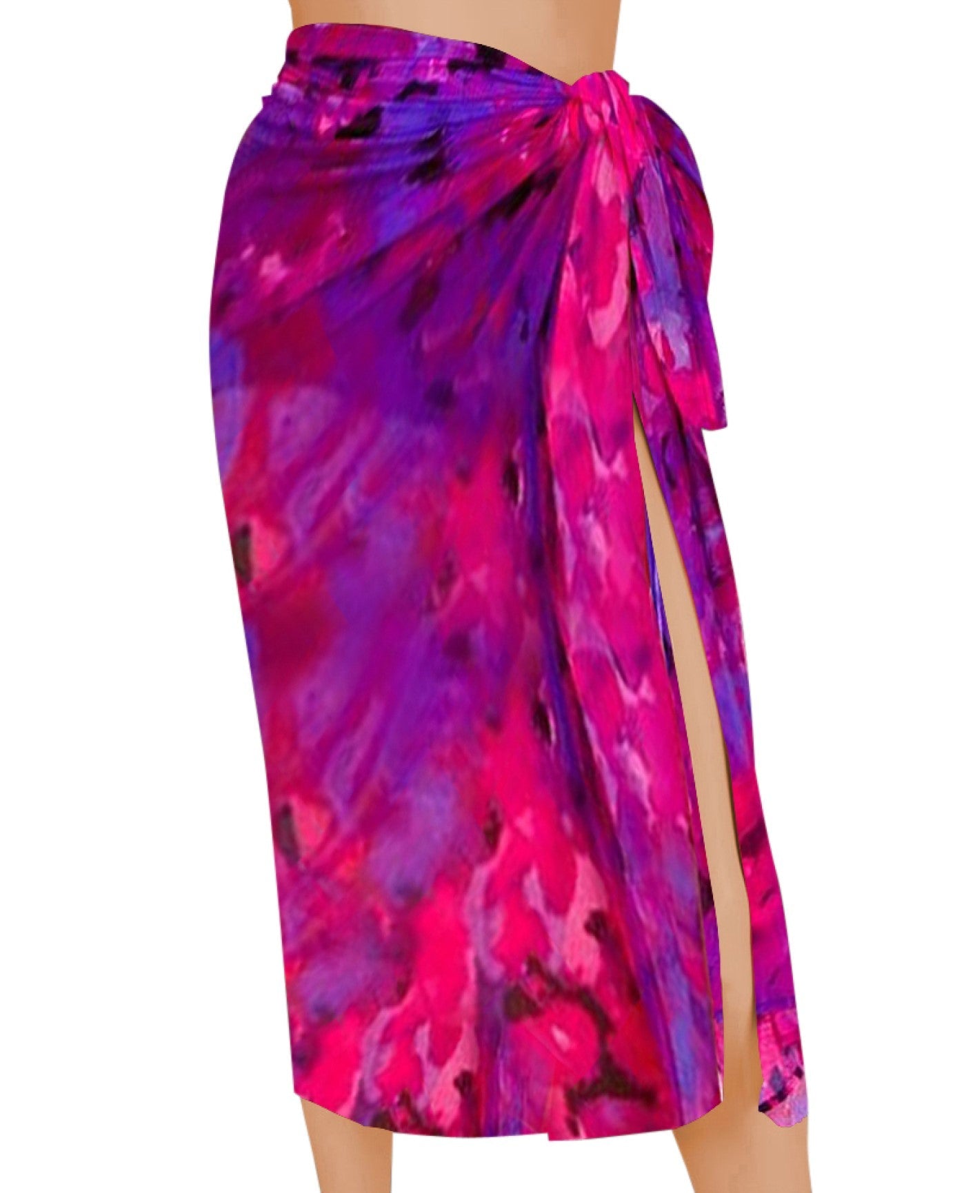 Front View of Miraclesuit Floral Cascade Pareo | MIR FLORAL CASCADE