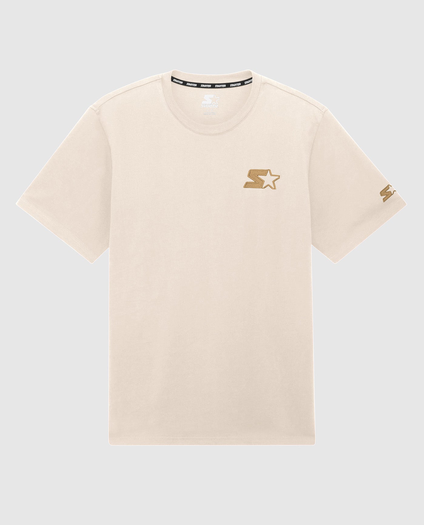 Front View of Starter Vintage White Kenny Crew Neck Tee | STR VINTAGE WHITE