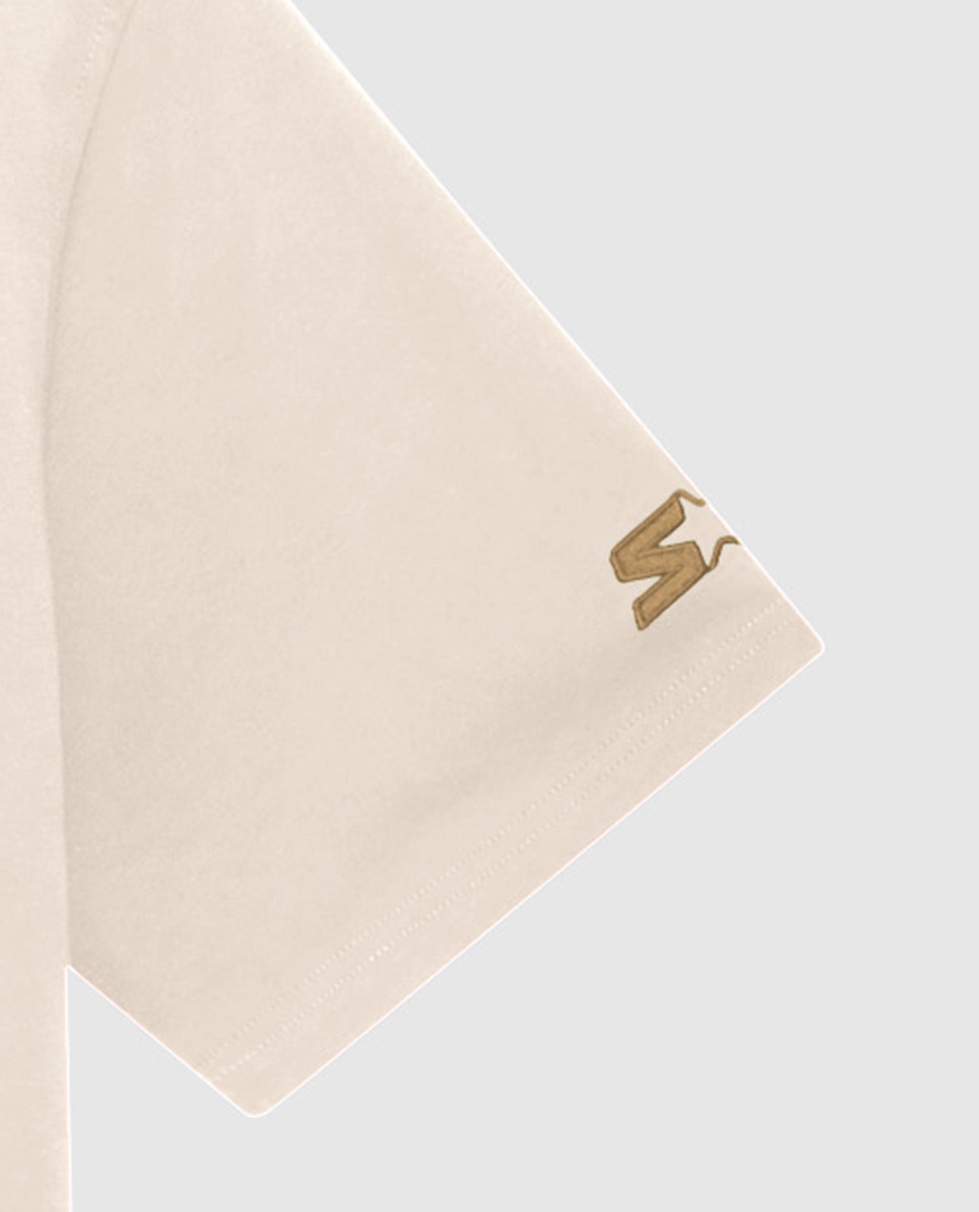 Detail View of Starter Vintage White Kenny Crew Neck Tee | STR VINTAGE WHITE