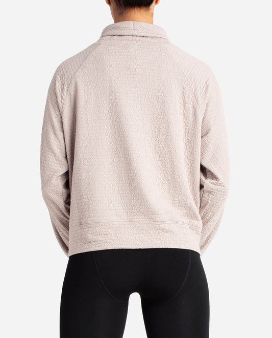 Back View Of Danskin Atmosphere Textured Pullover | DSK ATMOSPHERE