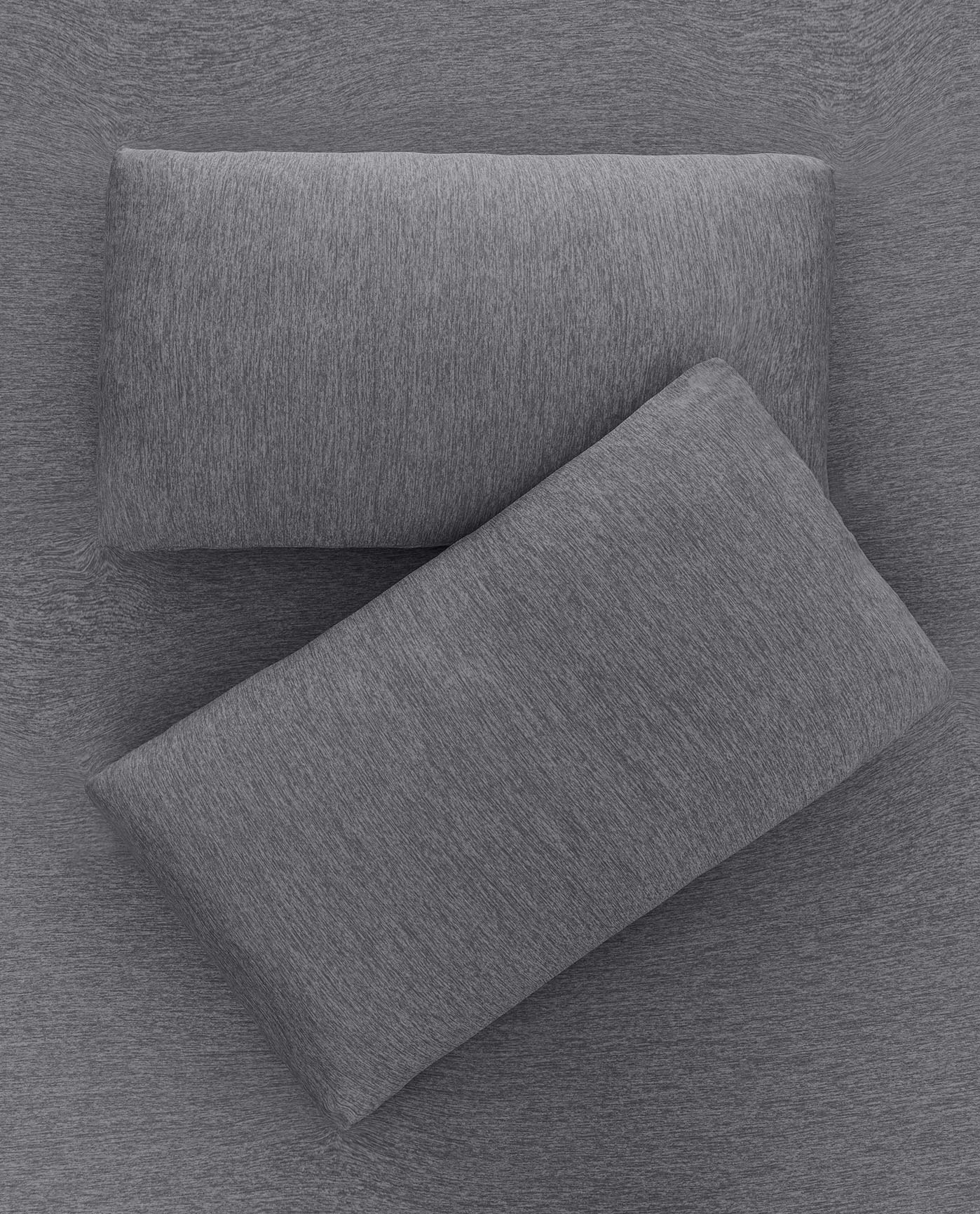 Front View of Danskin Charcoal Perform Kool Sheet Set | DSK CHARCOAL