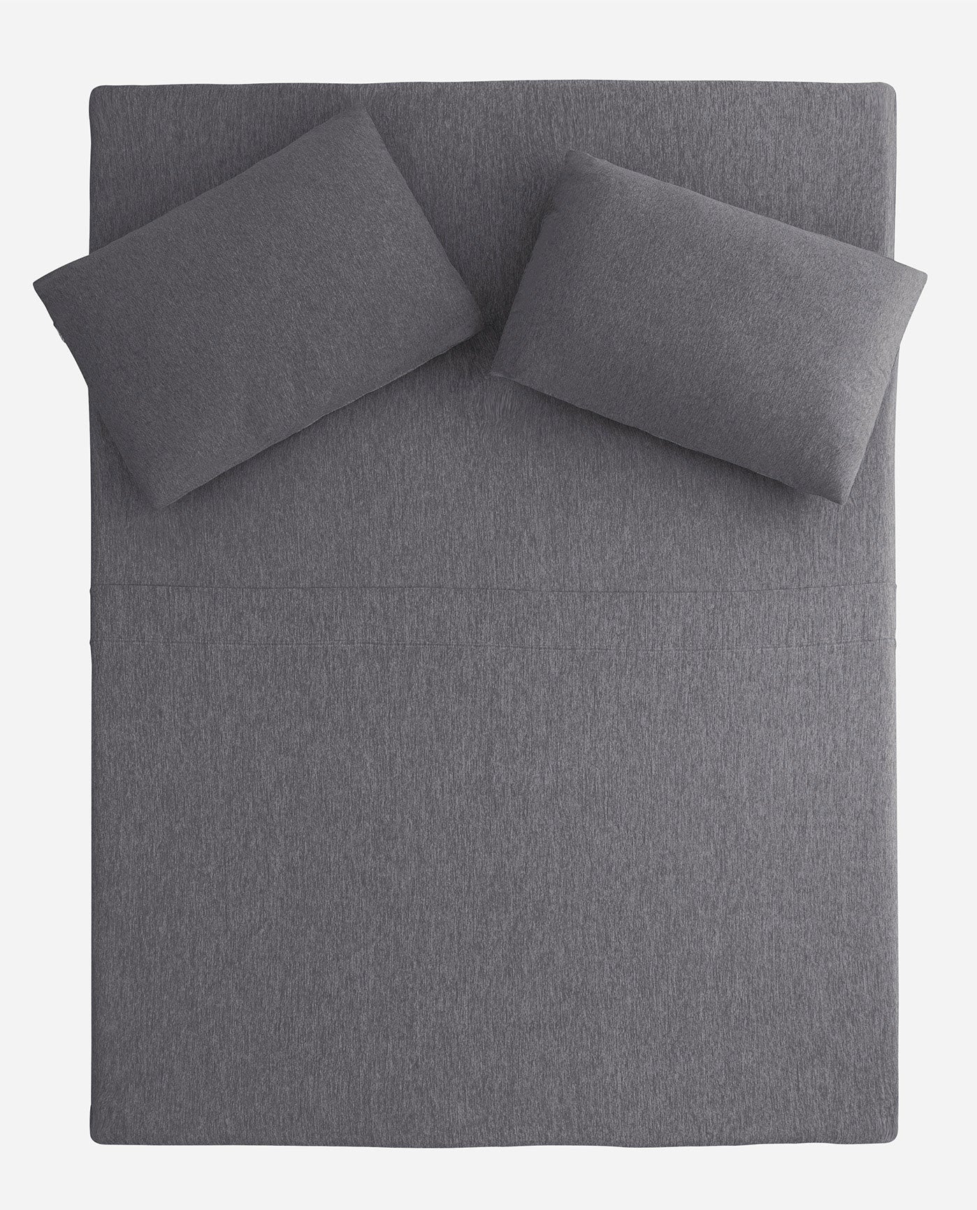 Back View Of Danskin Charcoal Perform Kool Sheet Set | DSK CHARCOAL