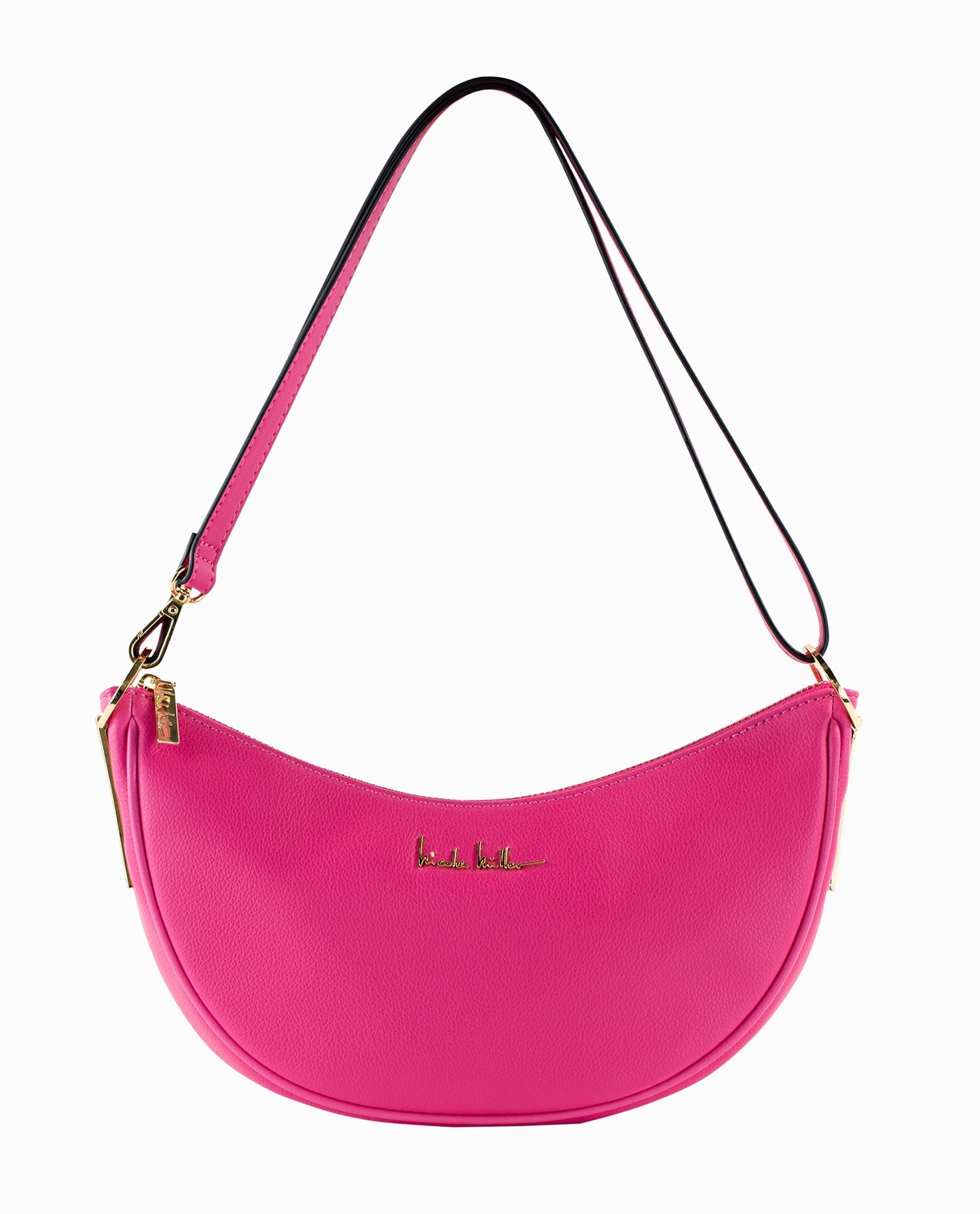 Front View Of Nicole Miller Crossbody Shoulder Bag | NM BEETROOT