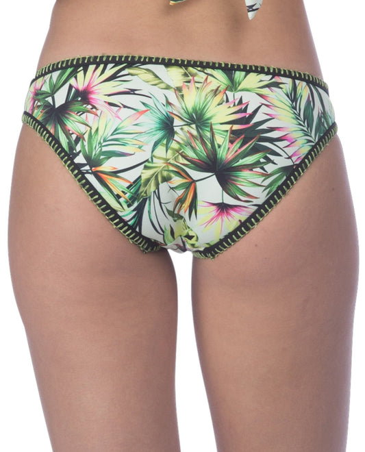 Back View of Lucky Brand Coastal Palms Hipster Bikini Bottom | LKY COASTAL PALMS