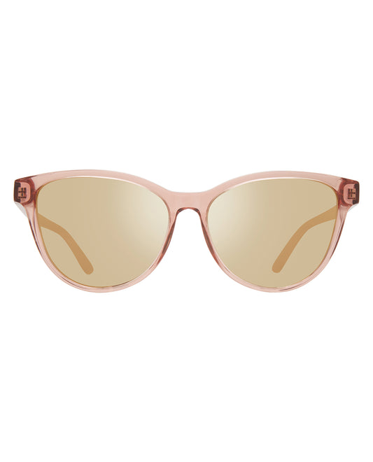 Front View of Revo Mauve And Champagne Lifestyle Women's Daphne Sunglasses | REVO MAUVE AND CHAMPAGNE