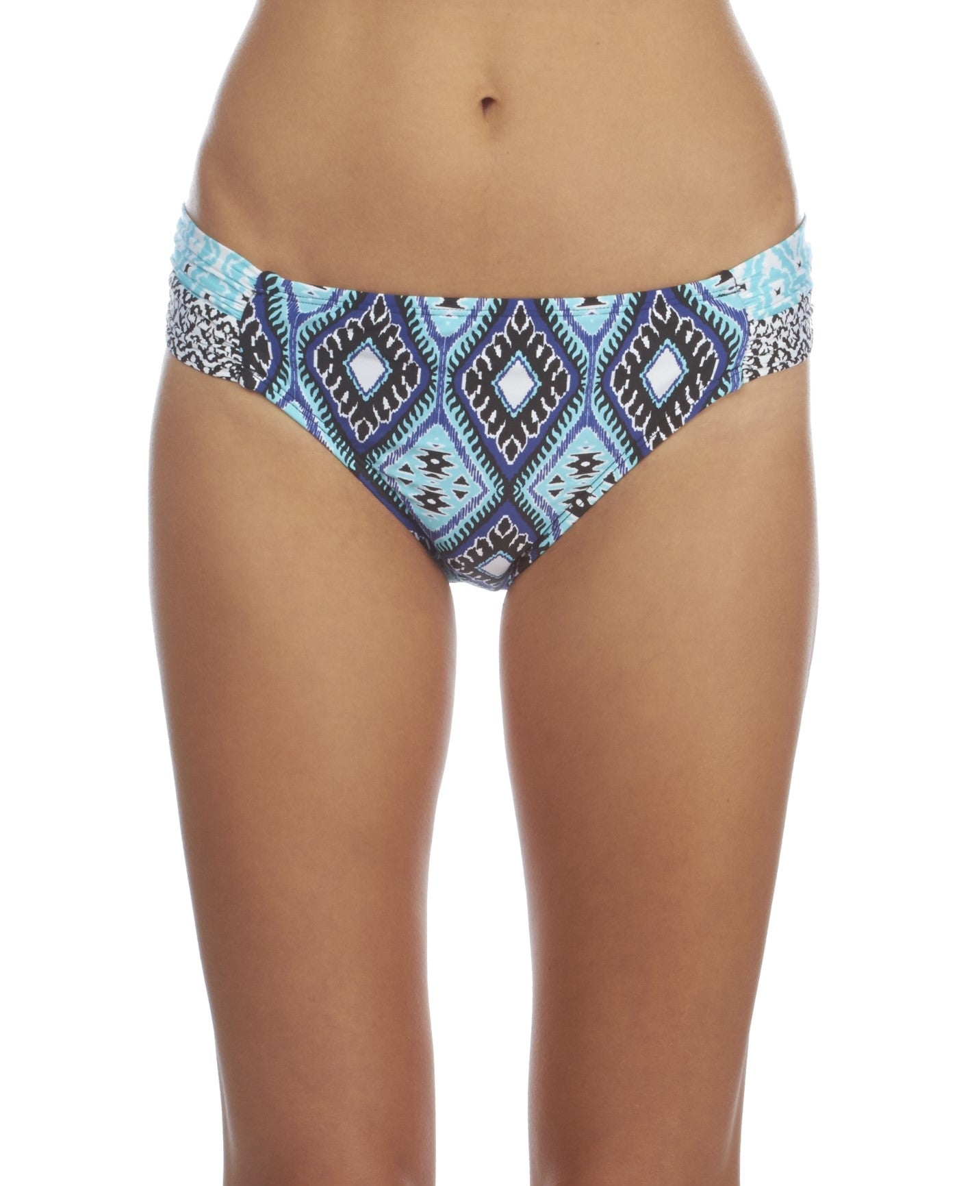 Front View of Kenneth Cole Reaction Coastal Escapade Bikini Bottom | KKC OCEAN