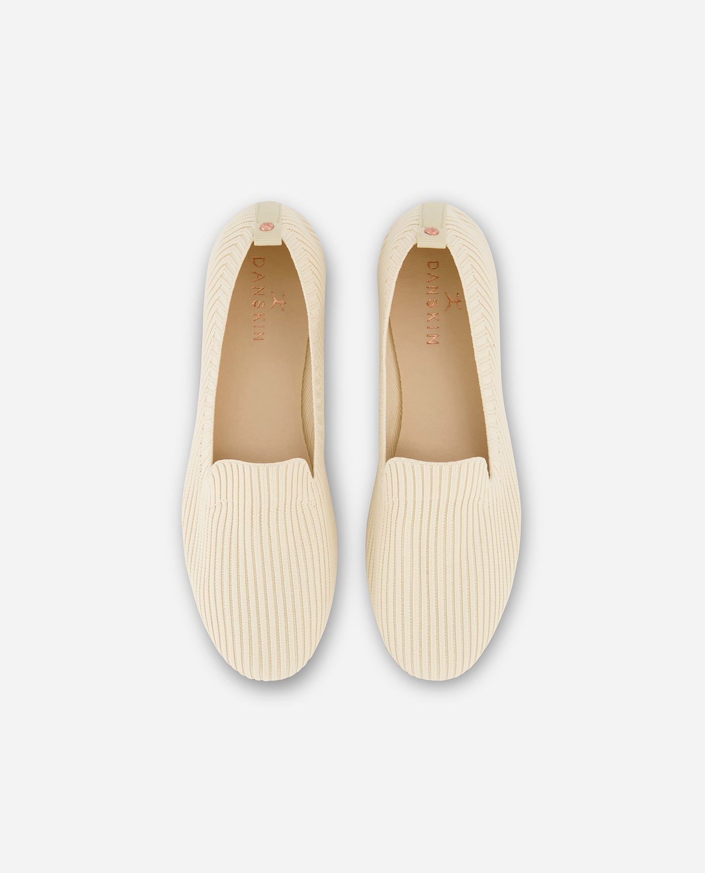 Top View of Danskin Natural Wish Flats | DSK NATURAL