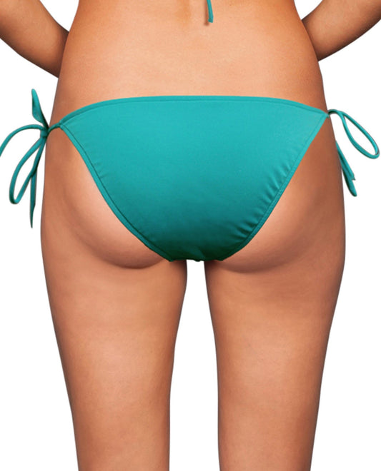 Back View of Zali Peacock String Bikini Bottom | ZAL PEACOCK