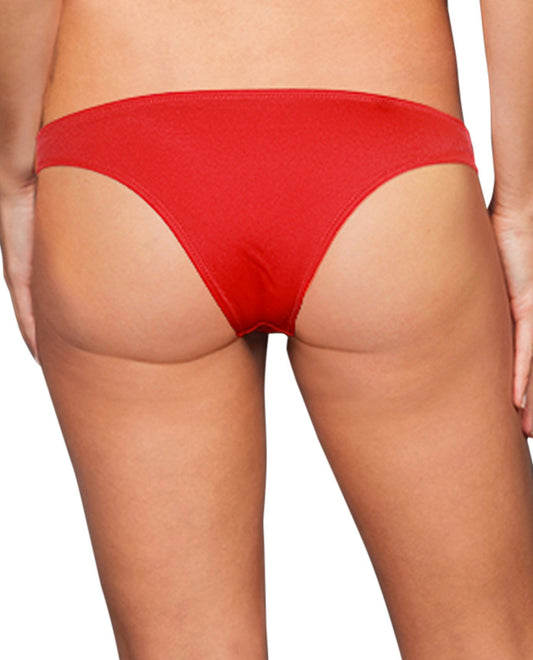 Back View of Zali Persimmon Cheeky Bikini Bottom | ZAL PERSIMMON