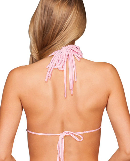 Back View Of Stone Fox Swim Strappy Natasha Bikini Top | SFS ORCHID
