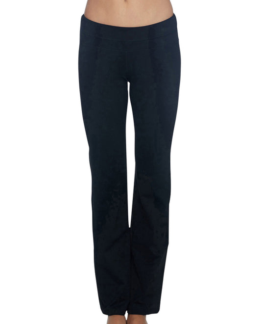 Front View Of Body Glove Sport Black Hexa Legging | BGS Black