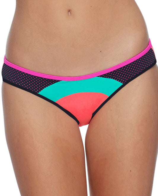 Front View Of Body Glove Borderline Surfrider Full Coverage Bikini Bottom | BDG Borderline