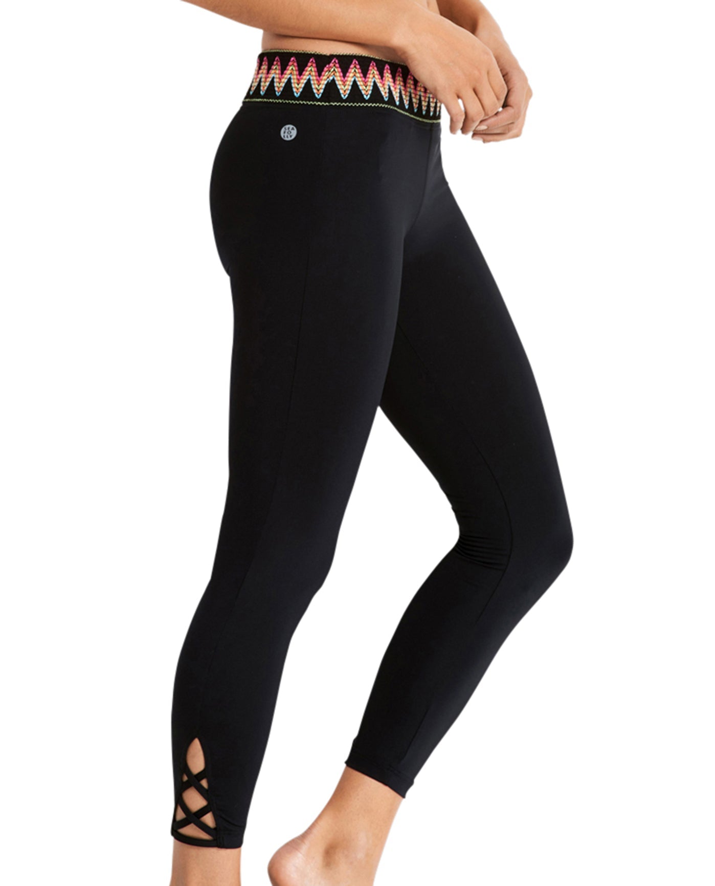 Back View Of Seafolly Island Vibe Cropped Legging | SEA ISLAND VIBE TRIBAL