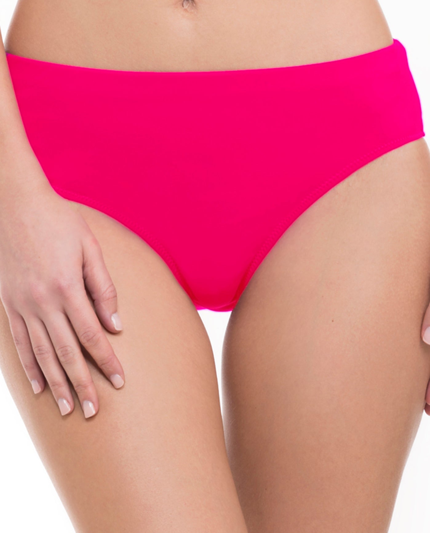 Front View Of Profile by Gottex Tutti Frutti Ink Brief Swim Bottom | PRO TUTTI FRUTTI ROSE
