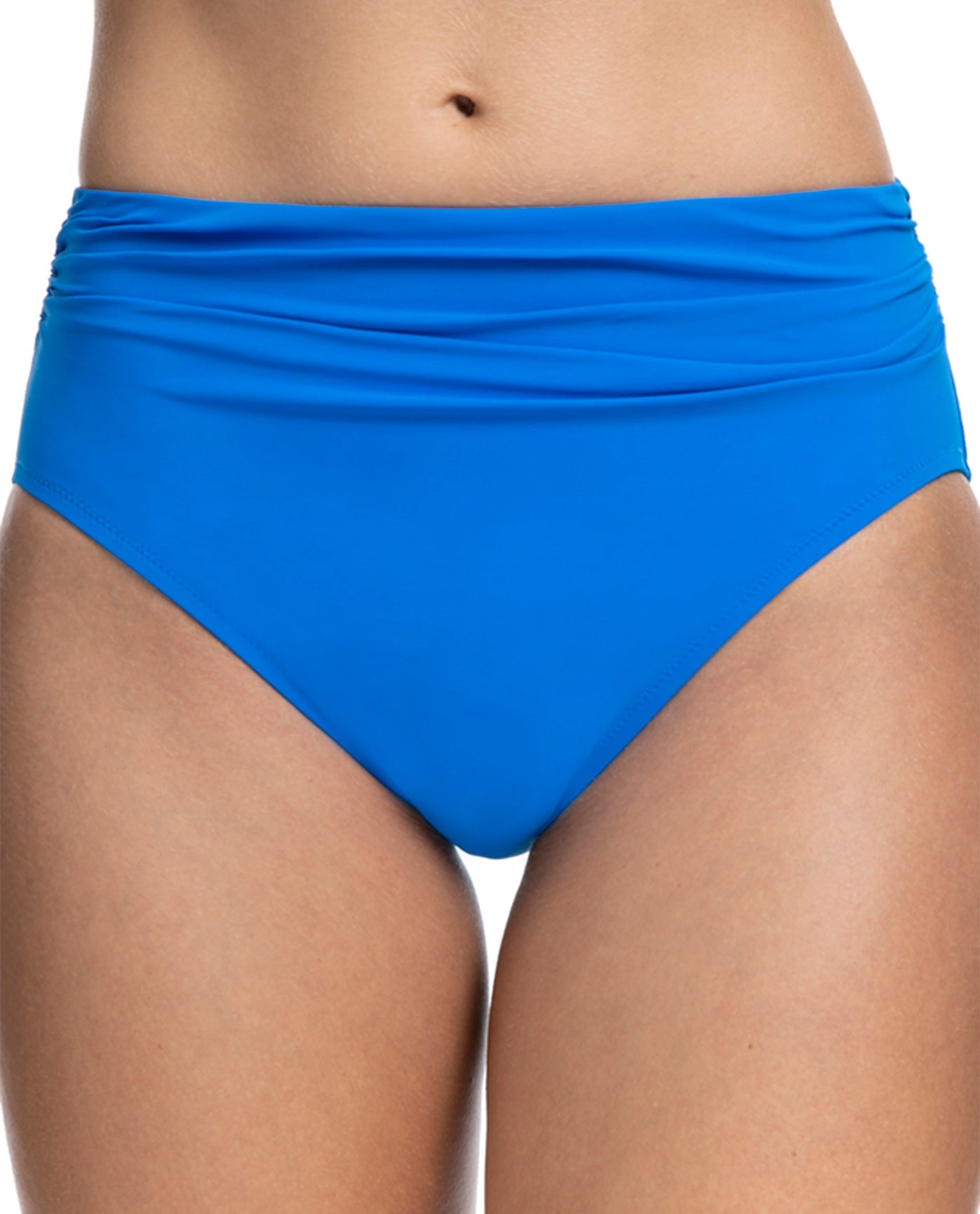 Front View Of Profile by Gottex Tutti Frutti Shirred Tankini Bottom | PRO TUTTI FRUTTI ROYAL