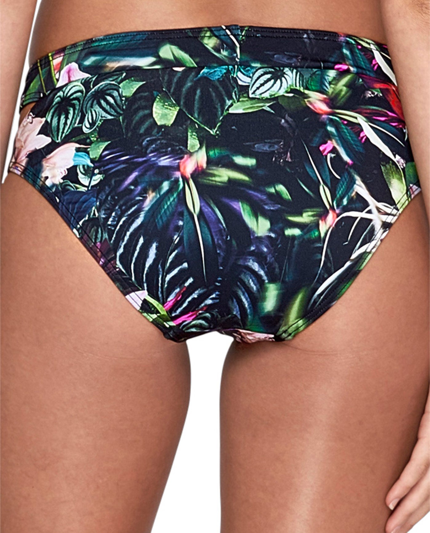 Back View Of JETS Australia Moderate Coverage Hipster Bikini Bottom | JET AUSTRALIA ARCADIA