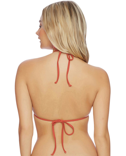 Back View Of Reef Festival Tribe Triangle Halter Bikini Top | REE FESTIVAL TRIBE