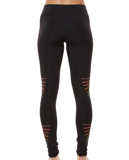 Back View Of Shape Vortex Legging | SHA Black