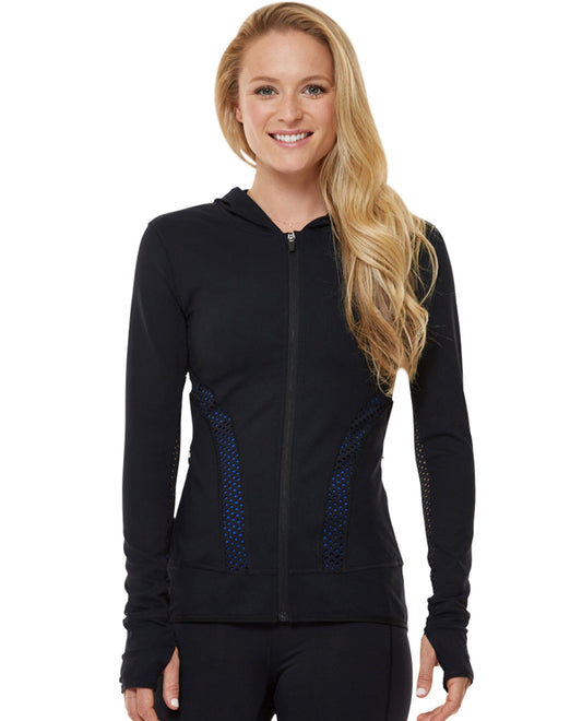 Front View Of Shape Black Offbeat Jacket | SHA Black