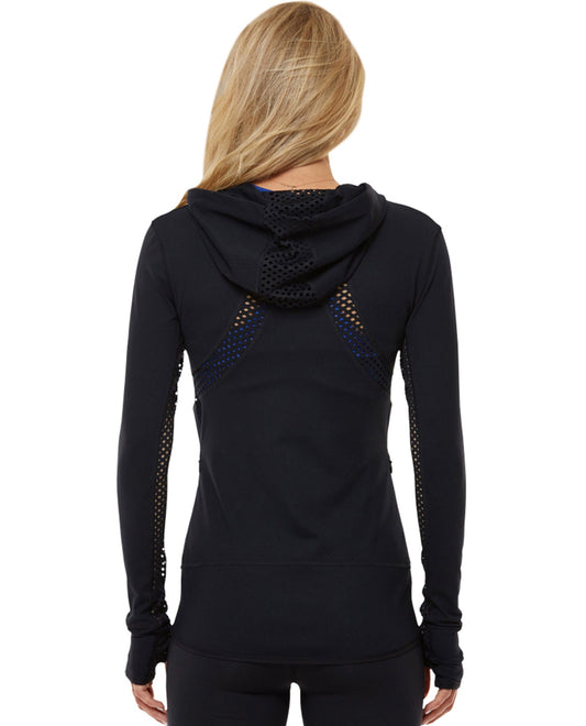 Back View Of Shape Black Offbeat Jacket | SHA Black