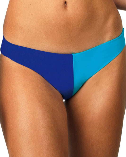 Front View Of Raisins Moderate Bikini Bottom | RAI Santa Cruz Blue