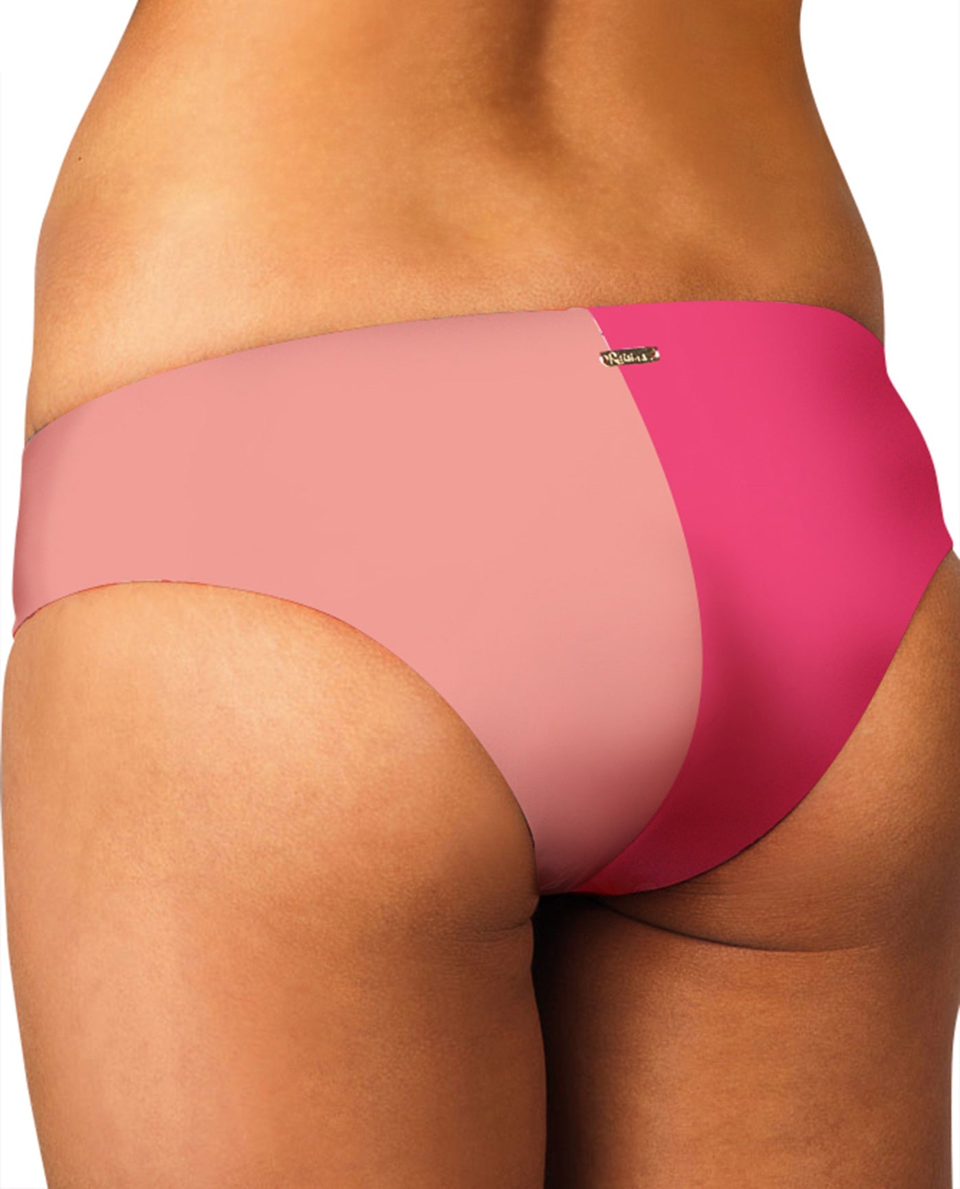 Back View Of Raisins Cheeky Hipster Bikini Bottom | RAI Santa Cruz Pink