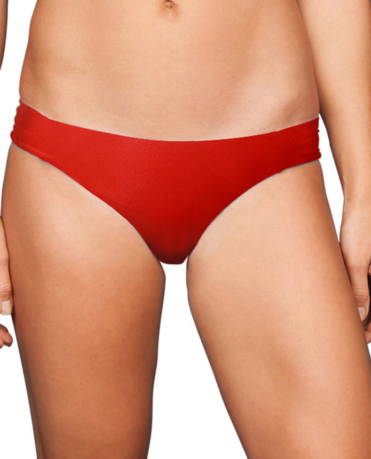 Front View Of Zali Persimmon Hipster Bikini Bottom | ZAL Persimmon