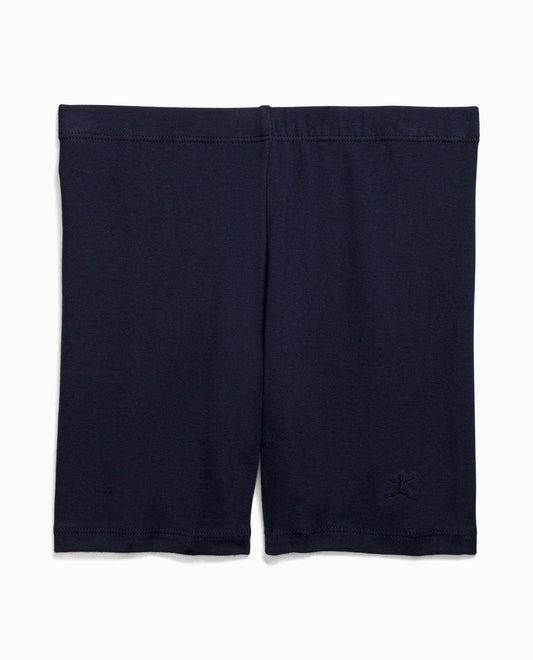 Front View Of Danskin Navy Girl'S 5-Inch Bike Short | DSK NAVY