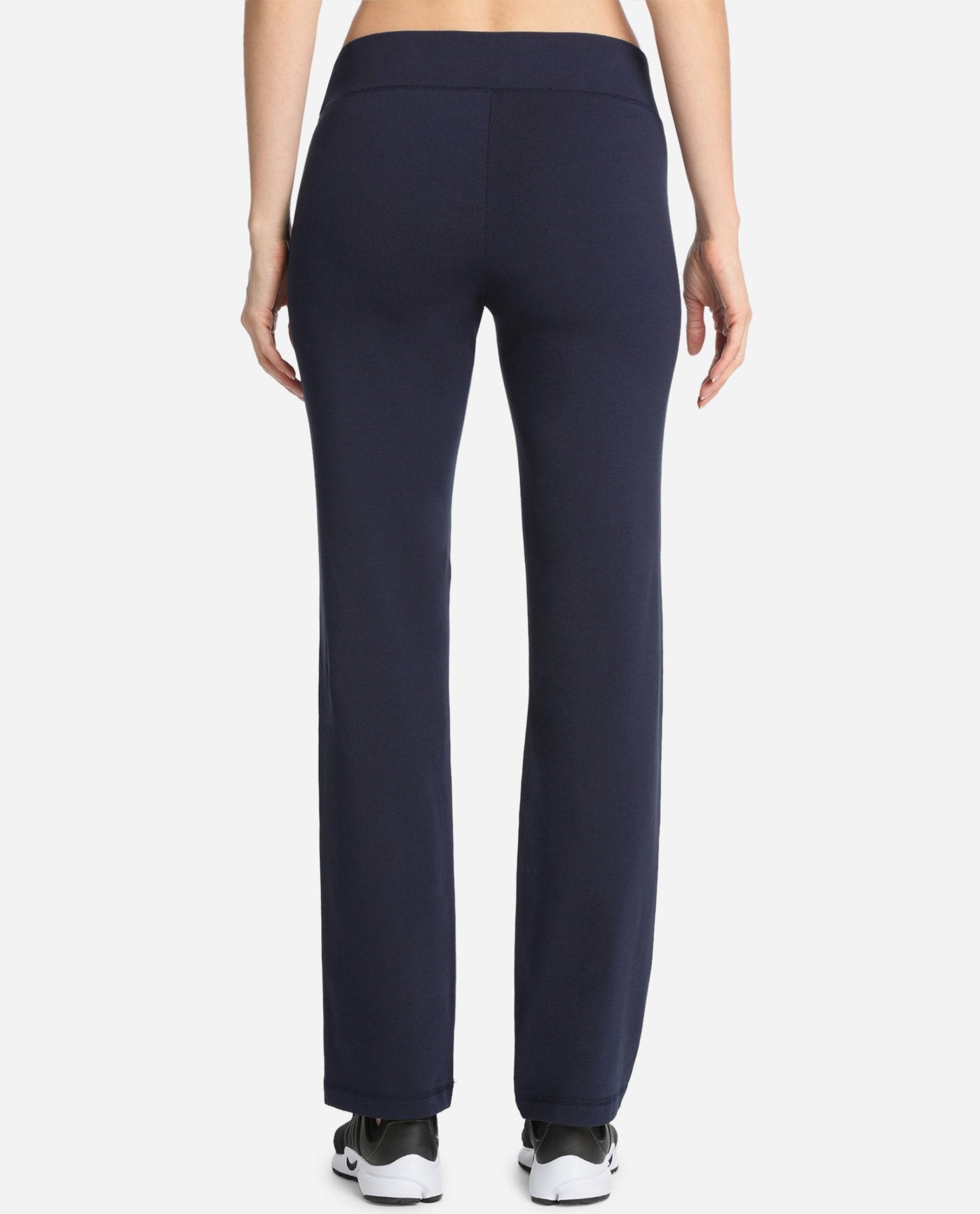 Back View Of Danskin Midnight Navy Essentials Yoga Pant | DSK MIDNIGHT NAVY