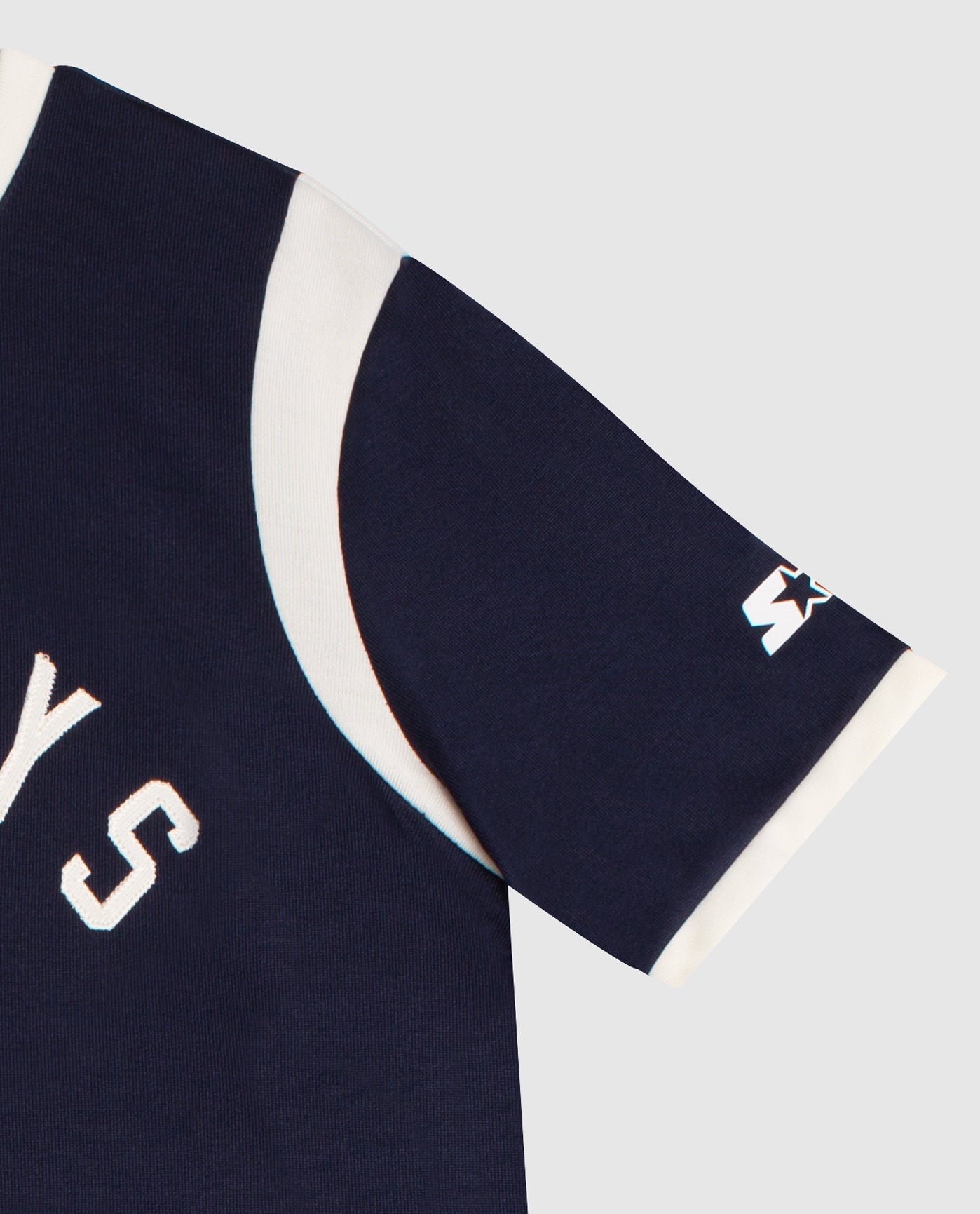 Detail View of Starter Navy Womens Dallas Cowboys Starter Shirt Dress | STR DALLAS COWBOYS NAVY