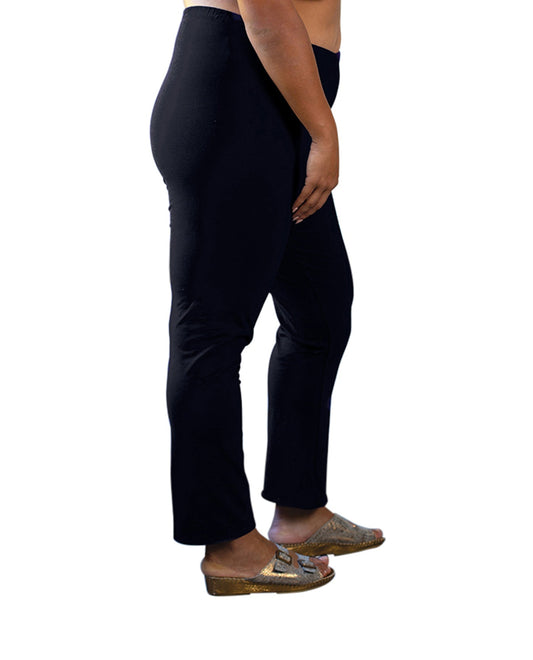 Front of Plus Size Relaxed Leggings | 001 OTPS Black