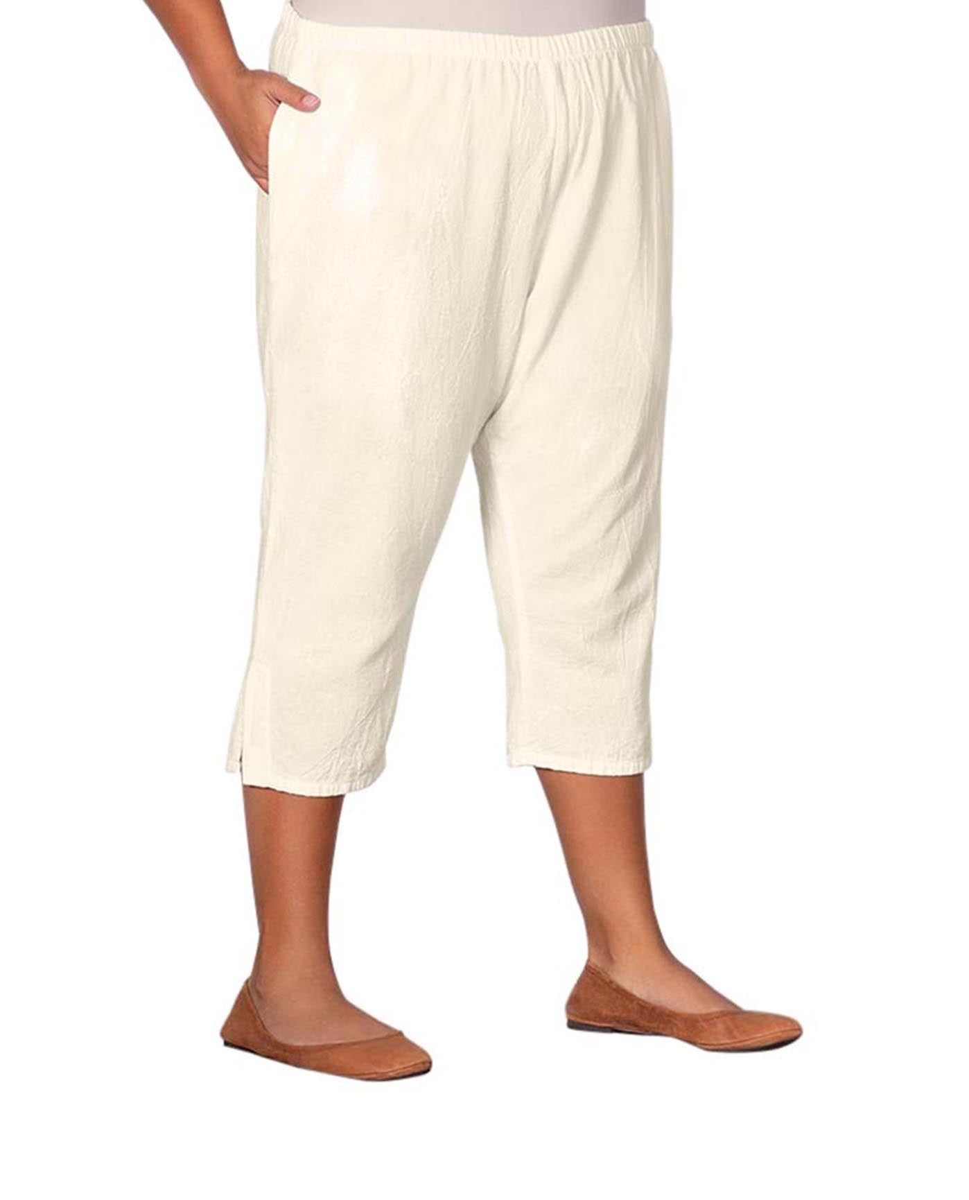 【送料&関税込】ChloAC Cotton Cropped Pants Cotton Sateen Cropped Pants | Chico's