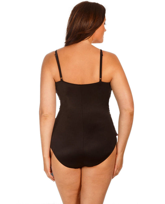 Back View of Magicsuit Skin Tight Plus Size Lisa Underwire One Piece Swimsuit | MAG SKIN TIGHT