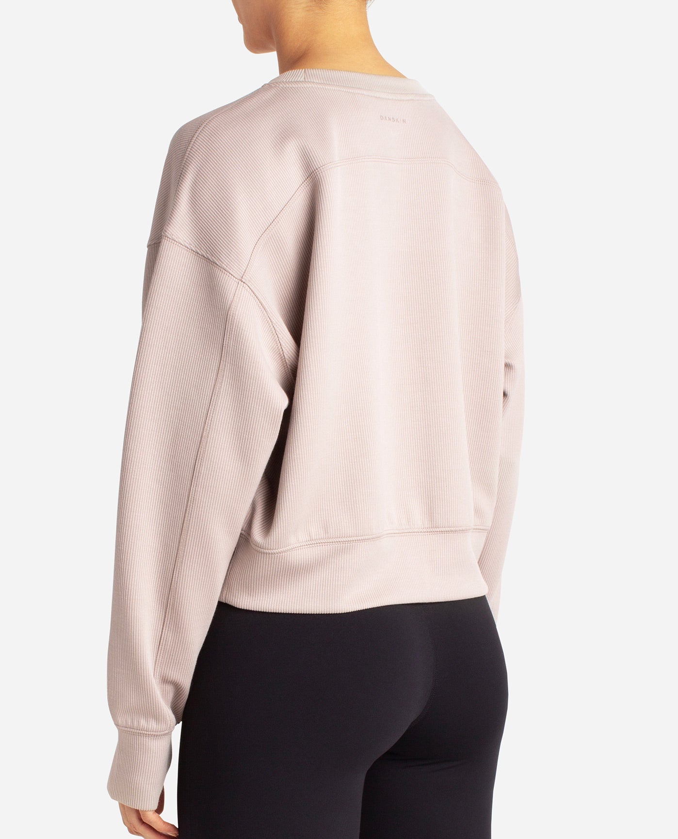 Back View Of Danskin Atmosphere Scuba Rib Luxury Sweat | DSK ATMOSPHERE
