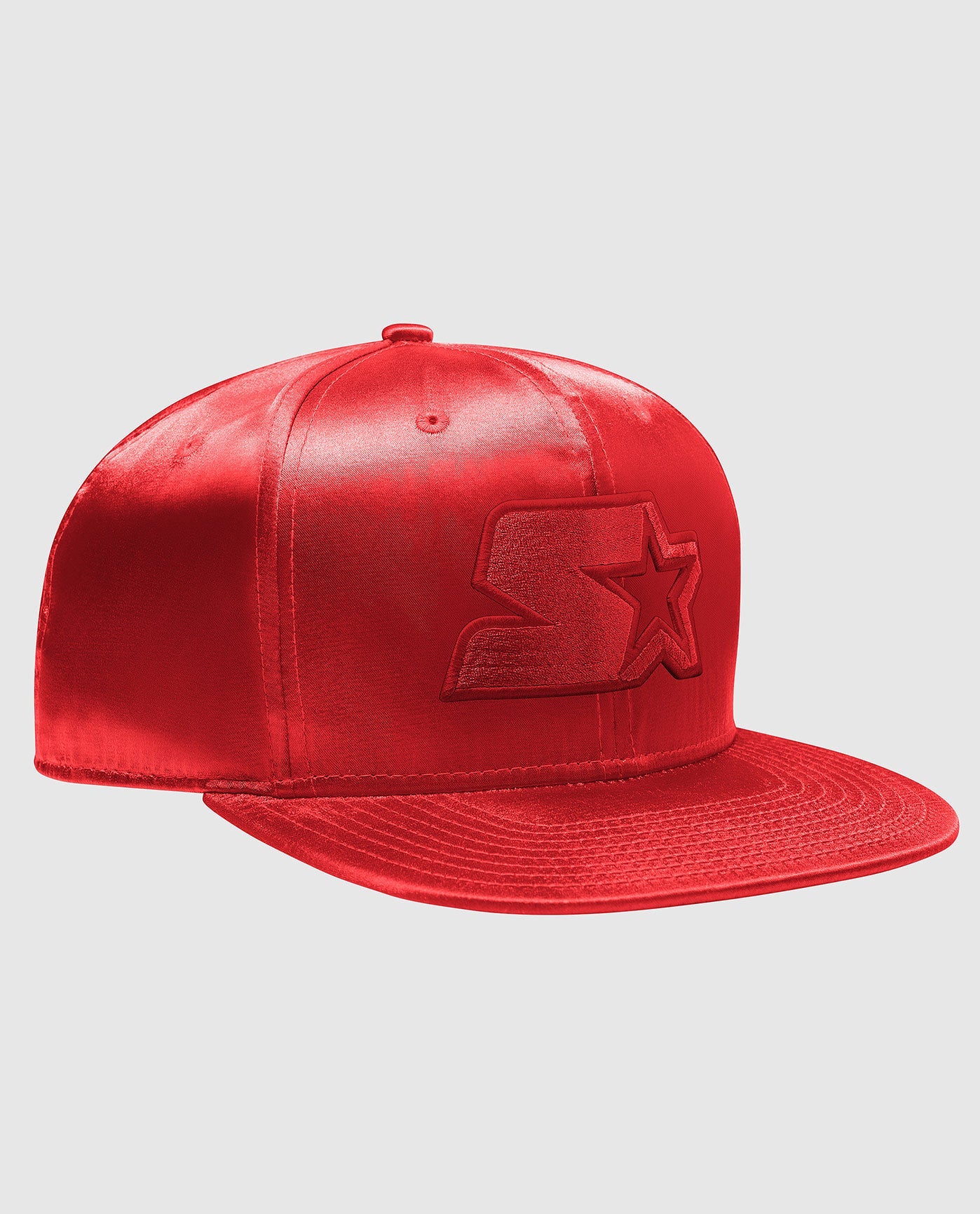 Front View of Starter Red Cliff Out Snapback Hat | STR RED