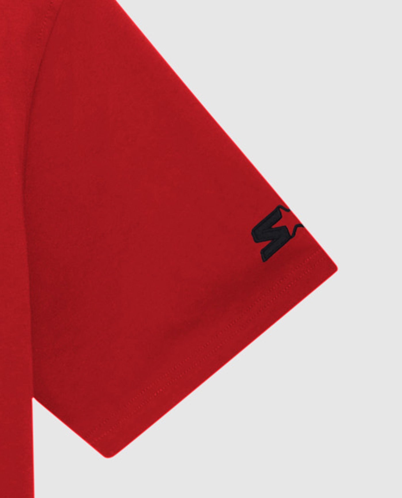 Detail View of Starter Red Kenny Crew Neck Tee | STR RED