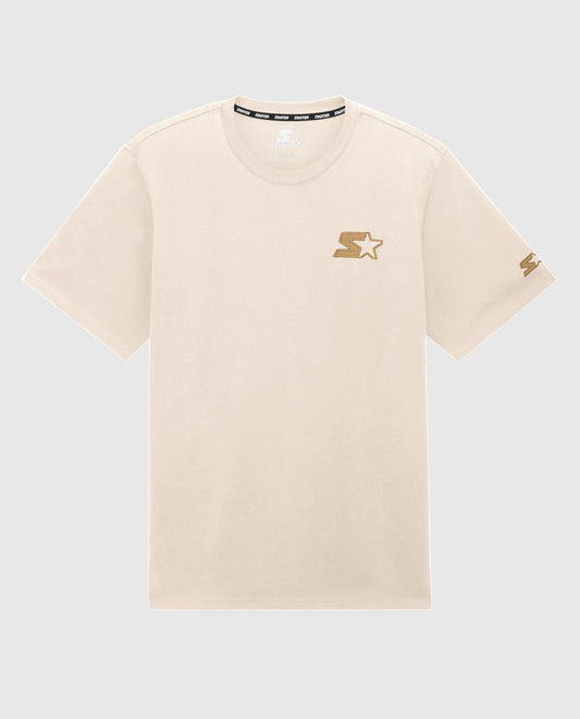 Front View of Starter Vintage White Kenny Crew Neck Tee | STR VINTAGE WHITE