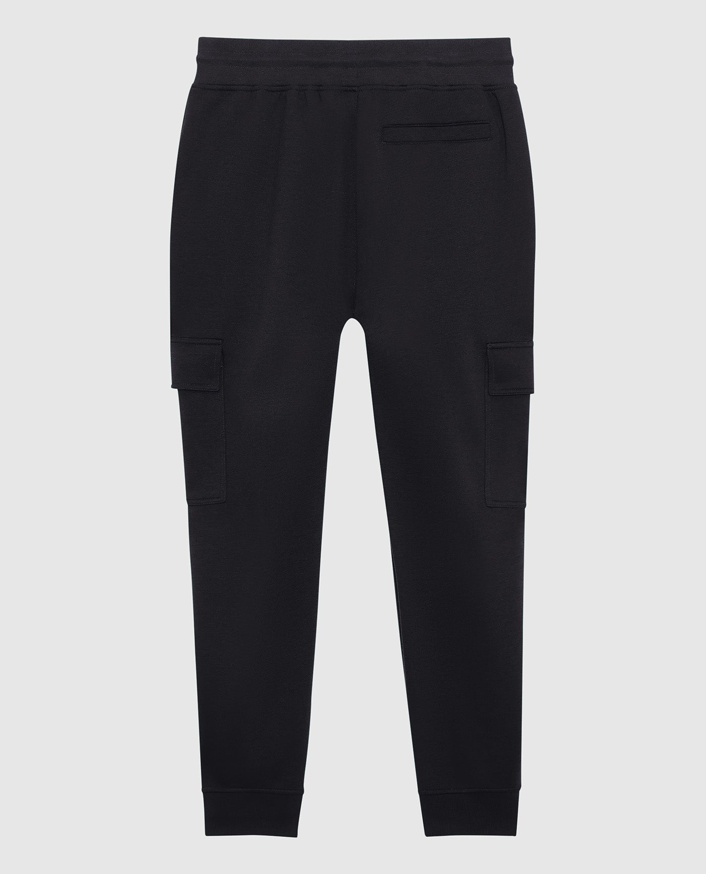 Back View of Starter Black Kyle Jogger With Cargo Pockets | STR BLACK
