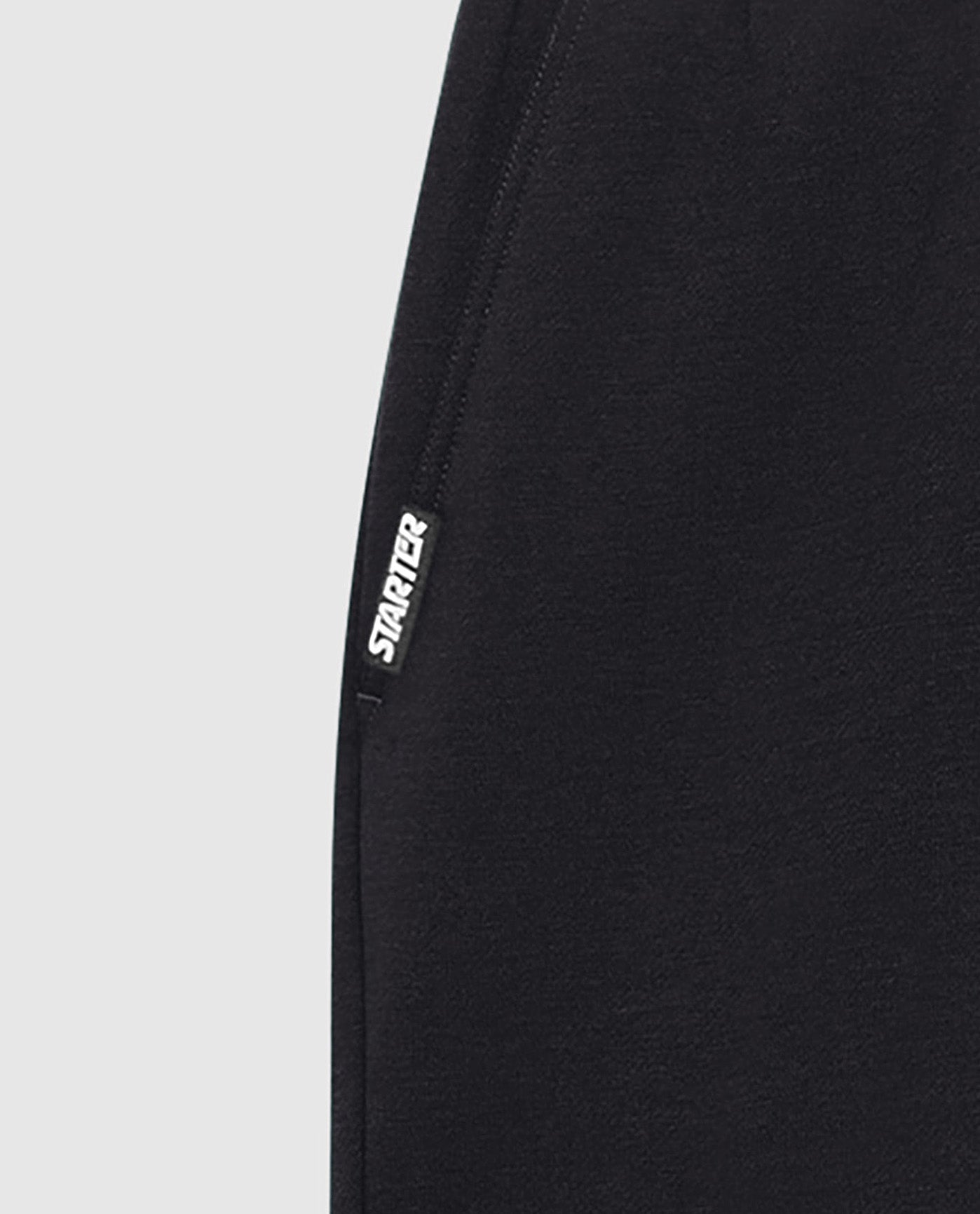 Detail View of Starter Black Kyle Jogger With Cargo Pockets | STR BLACK