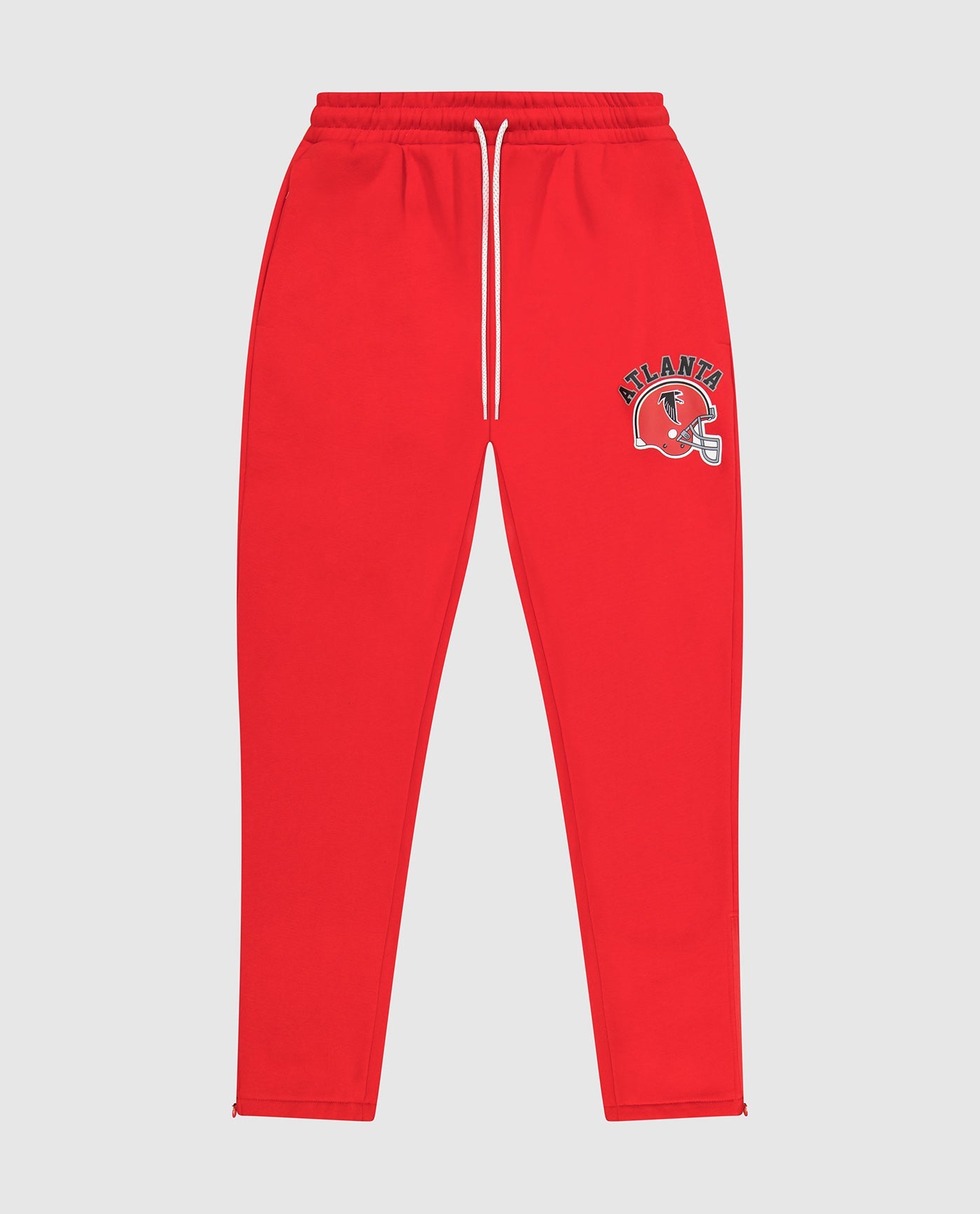 Front View of Starter Red Atlanta Falcons Sweatpants | STR ATLANTA FALCONS RED