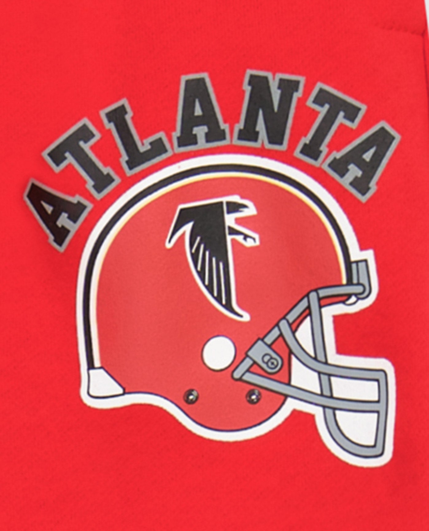 Side View of Starter Red Atlanta Falcons Sweatpants | STR ATLANTA FALCONS RED