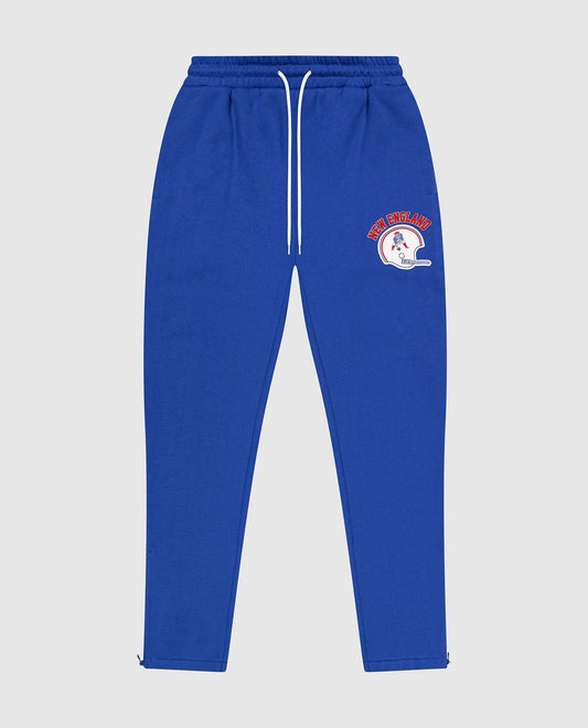 Front View of Starter Blue New England Patriots Sweatpants | STR NEW ENGLAND PATRIOTS BLUE