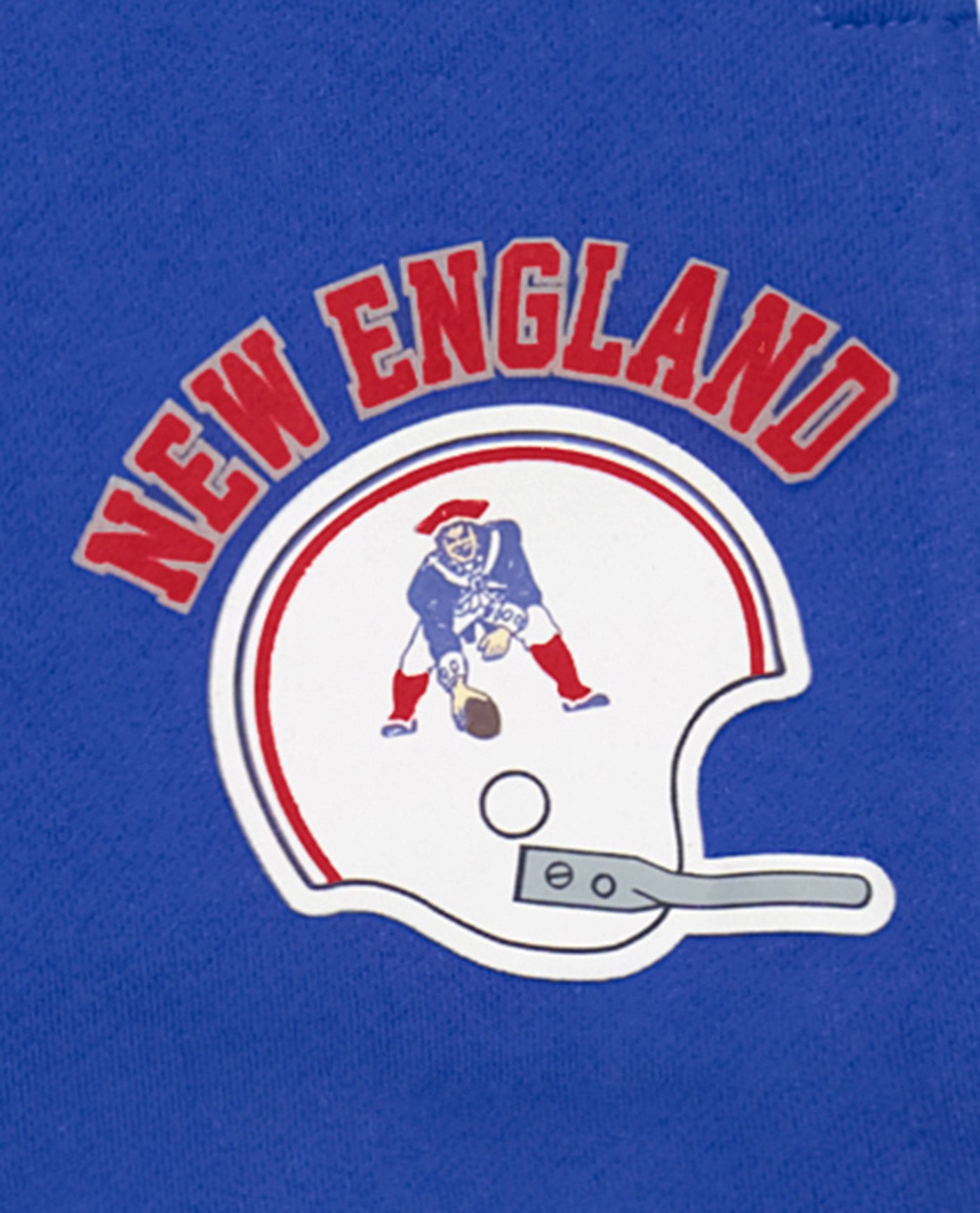 Side View of Starter Blue New England Patriots Sweatpants | STR NEW ENGLAND PATRIOTS BLUE