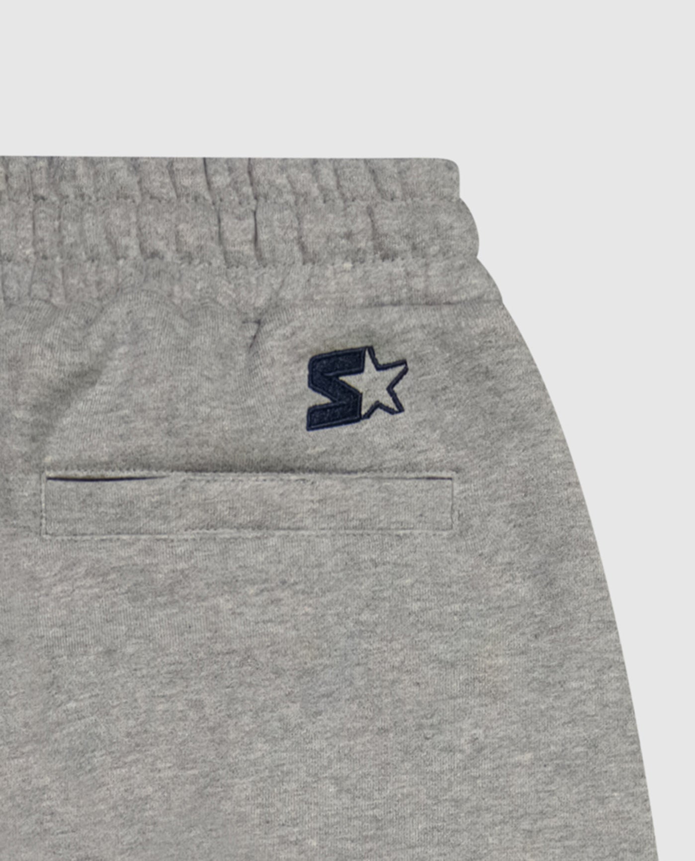 Detail View of Starter Heather Grey Chicago Bears Sweatpants | STR CHICAGO BEARS HEATHER GREY