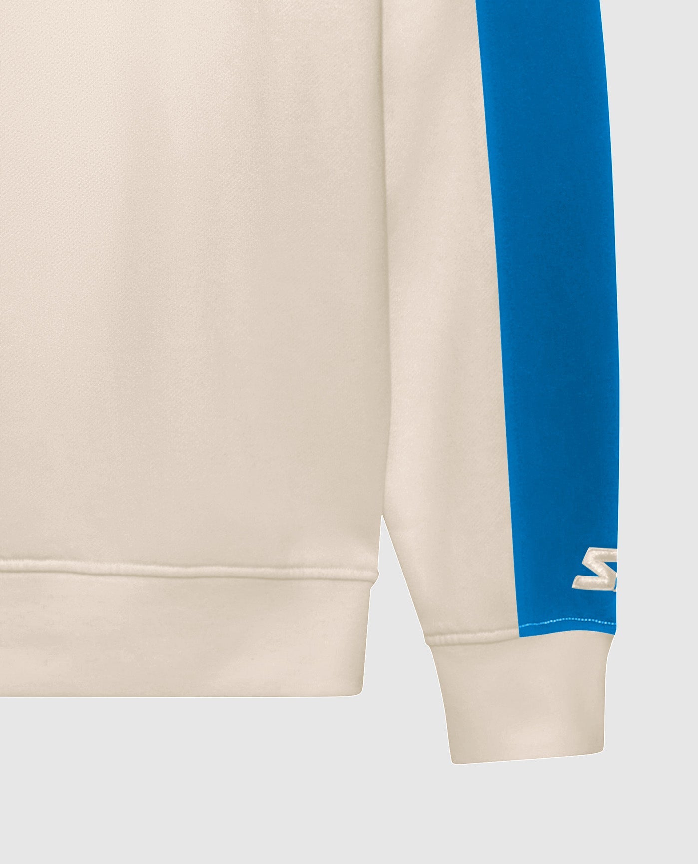 Detail View of Starter Cream Los Angeles Chargers Team Crew Starter Long Sleeve Shirt | STR LOS ANGELES CHARGERS CREAM