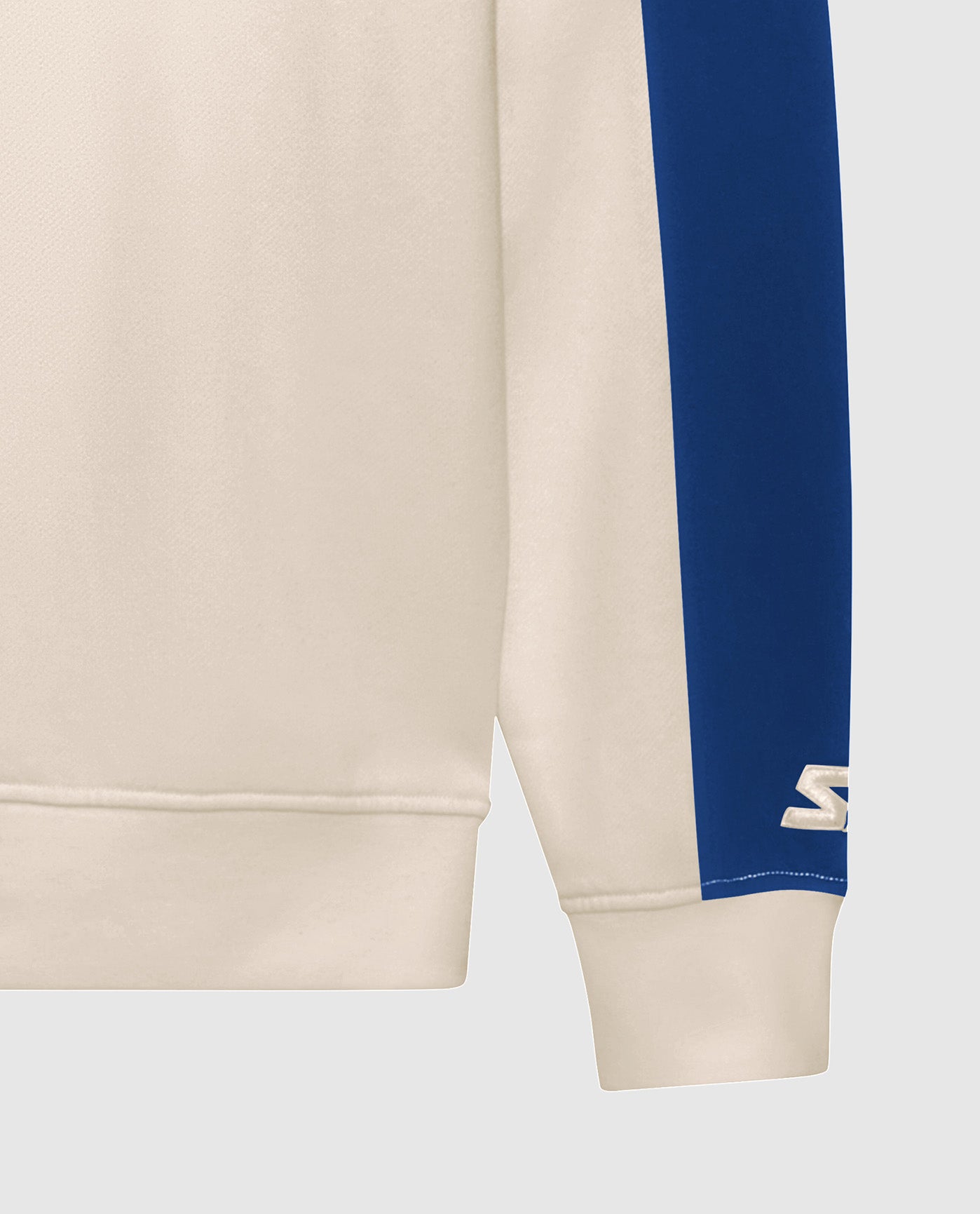 Detail View of Starter Cream New York Giants Team Crew Starter Long Sleeve Shirt | STR NEW YORK GIANTS CREAM